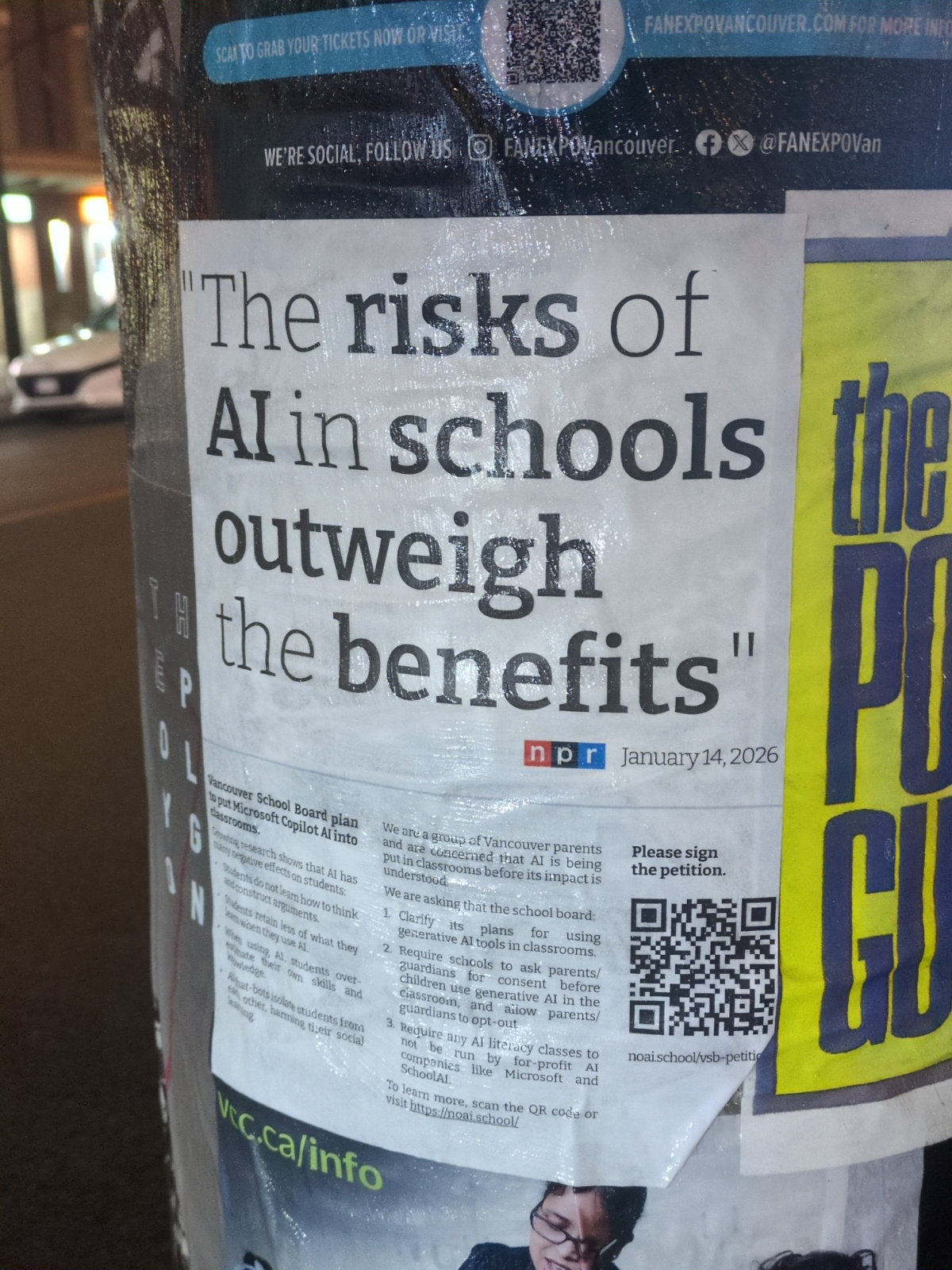 Our First Poster Campaign